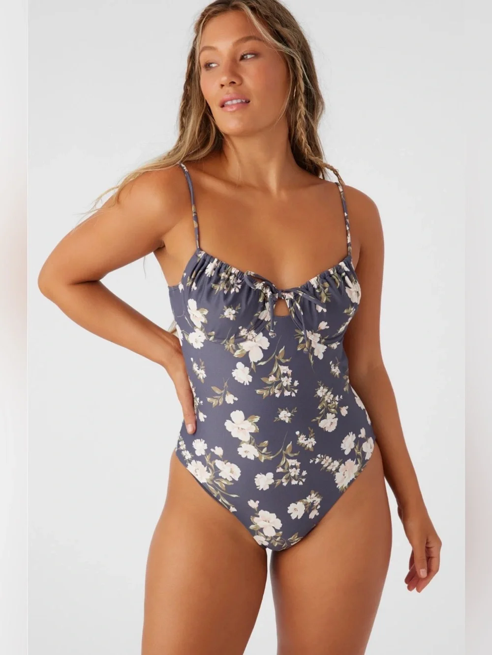 O’Neill Kendra Floral Kailua Underwire One-Piece Swimsuit | D CUP (M/L) - NWT